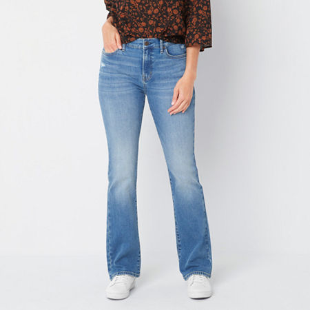a.n.a-Tall Womens High Rise Bootcut Jean