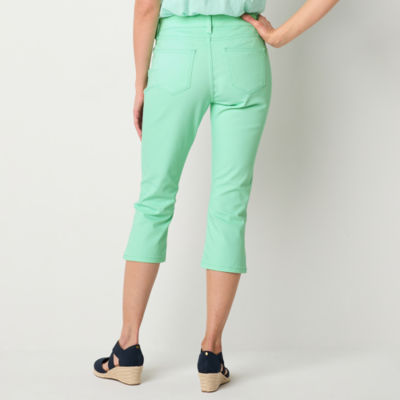 St. John's Bay Secretly Slender Mid Rise Denim Capris