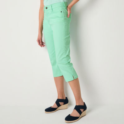 St. John's Bay Secretly Slender Mid Rise Denim Capris