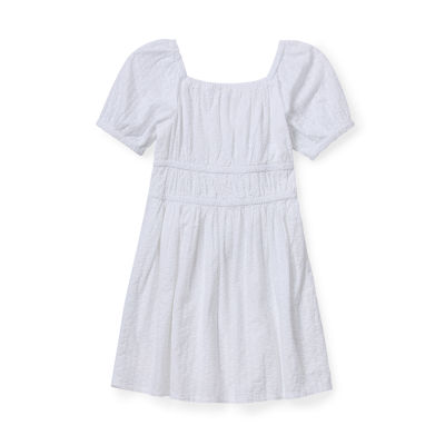 Thereabouts Little & Big Girls Short Sleeve Puffed A-Line Dress