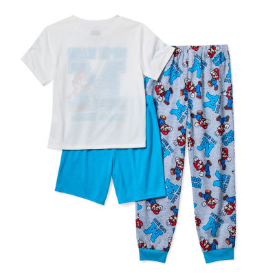 Little & Big Boys -pc. Super Mario Pajama Set