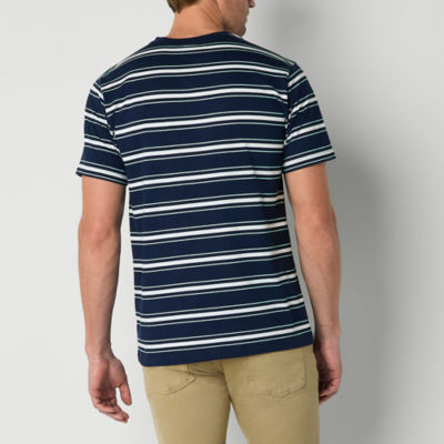 U.S. Polo Assn. Stripe Mens V Neck Short Sleeve T-Shirt