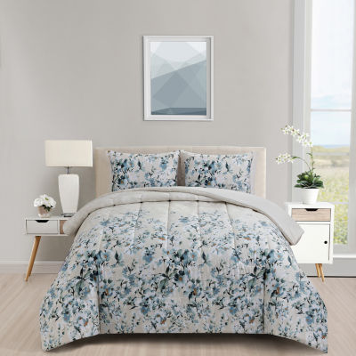 Richmond Park Julia 3-pc. Floral Midweight Comforter Set