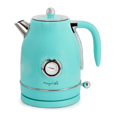 MegaChef 1.7-Quart Electric Kettle and 2-Slice Toaster Combo Set
