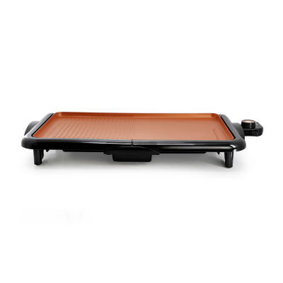 Megachef 19in. Electric Grill/Griddle with Copper Coating