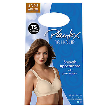 Playtex 18 Hour Smooth Look Great Support Bra, 4395, Size: 44C