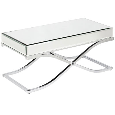 Aberdeen Chrome Mirrored Cocktail Table