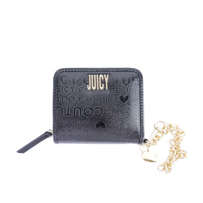 Juicy By Juicy Couture Chain My Heart Mini Zip Around Wallet
