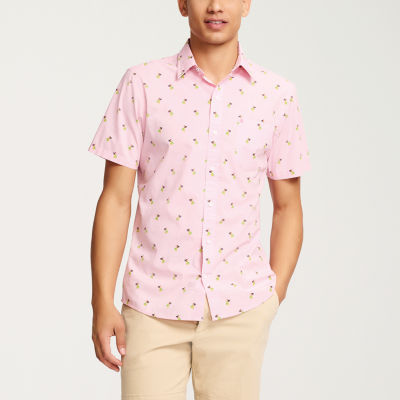 IZOD Breeze Mens Classic Fit Short Sleeve Button-Down Shirt