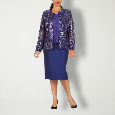 Giovanna Signature 3-pc. Floral Skirt Suit-Plus