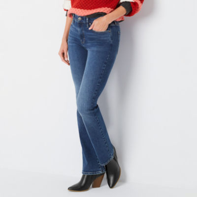 a.n.a-Tall Womens High Rise Regular Fit Bootcut Jean