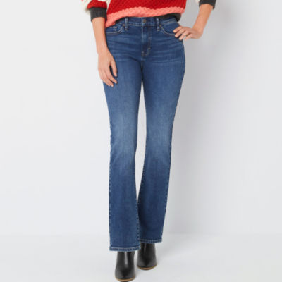 a.n.a-Tall Womens High Rise Regular Fit Bootcut Jean