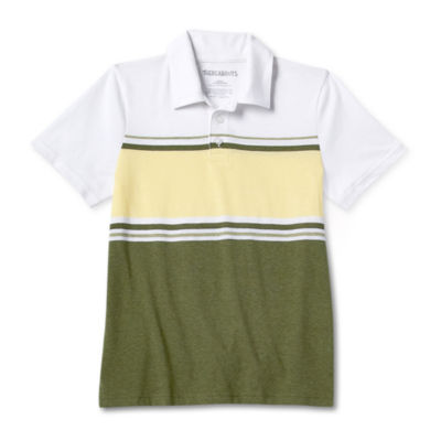 Thereabouts Little & Big Boys Adaptive Short Sleeve Polo Shirt