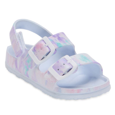 Okie Dokie Toddler Girls Slide Sandals