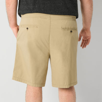 St. John's Bay Pull-On Deck 10" & 11"  Mens Big and Tall Stretch Fabric Chino Short