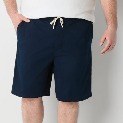 St. John's Bay Pull-On Deck 10" & 11"  Mens Big and Tall Stretch Fabric Chino Short