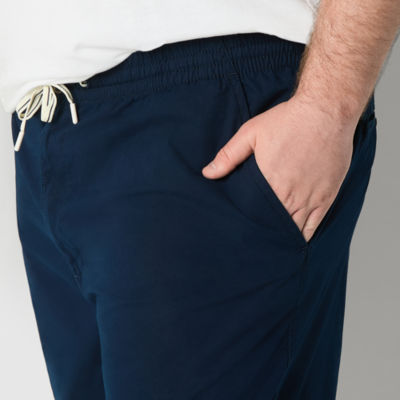 St. John's Bay Pull-On Deck 10" & 11"  Mens Big and Tall Stretch Fabric Chino Short