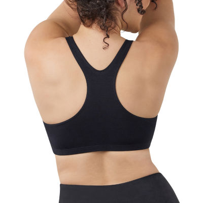 Leading Lady® The Serena Wirefree Cotton Racerback Sports Bra- 514