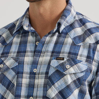 Wrangler® Mens Short Sleeve Western Shirt