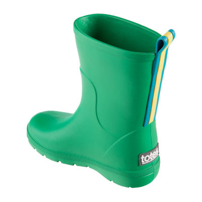 Totes Little & Big Kid Unisex Charley Waterproof Slip Resistant Flat Heel Rain Boots