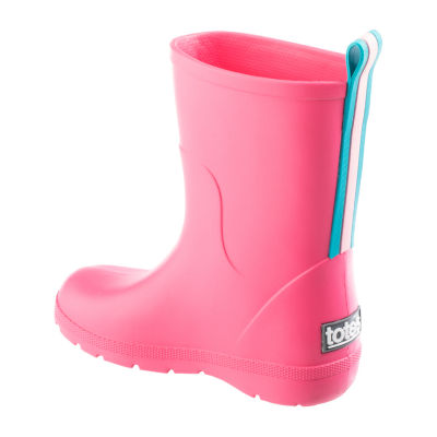 Totes Little & Big Kid Unisex Charley Waterproof Slip Resistant Flat Heel Rain Boots