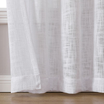 Regal Home Ashford Sheer Grommet Top Single Curtain Panel