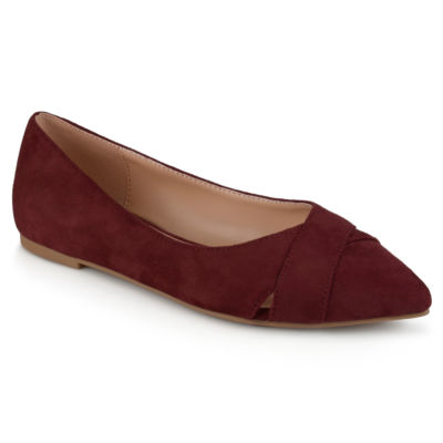 Journee Collection Womens Winslo Pointed Toe Ballet Flats