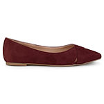 Journee Collection Womens Winslo Ballet Flats Pointed Toe