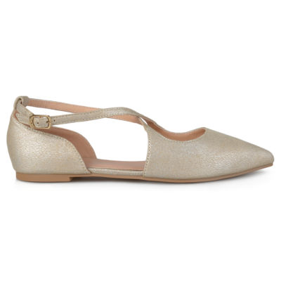 Journee Collection Malina Womens Pointed Closed Toe Ballet Flats