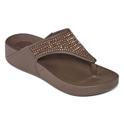 Mixit Embellished Wedge FlipFlopsJCPenney