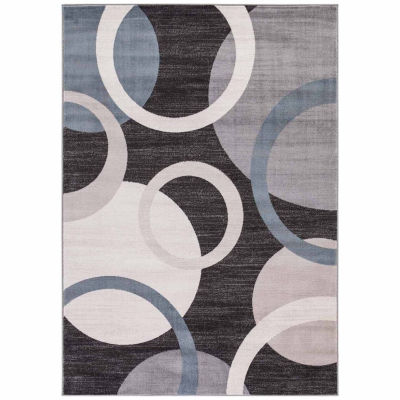 Concord Global Trading Lara Collection Circles Area Rug