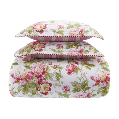 Waverly Forever Peony 4-pc. Floral Midweight Comforter Set