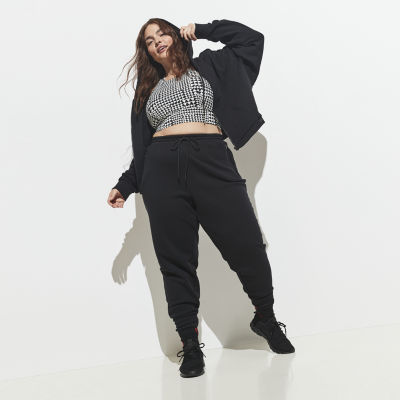 Sports Illustrated Womens Plus Long Sleeve Hoodie, Medium Support