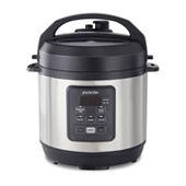 MegaChef 12 Qt. Black and Silver Electric Pressure Cooker with Automatic  Shut-Off and Keep Warm Setting 985110831M - The Home Depot