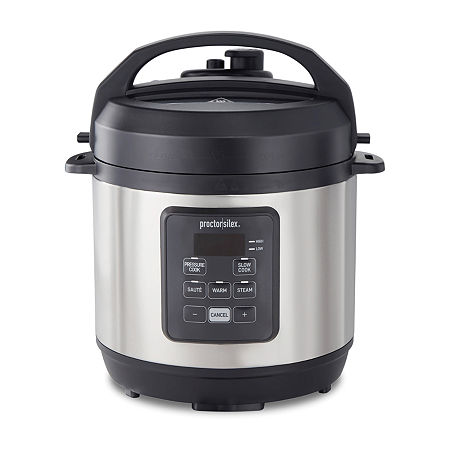 Proctor Silex Pressure Cooking 12 Cups Electric Pressure Cooker, One Size, Stainless Steel