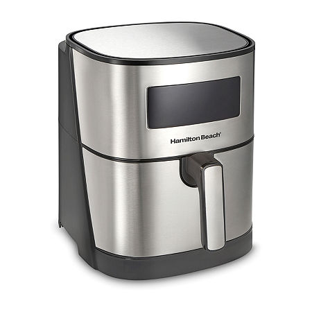 Hamilton Beach 5.8 Quart Digital Air Fryer, One Size, Stainless Steel