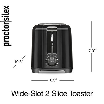 Black + Decker Rapid Toast 2-Slice Toaster 