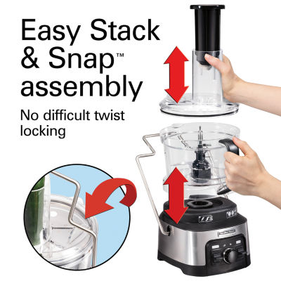 Hamilton Beach Professional Spiralizing Stack and Snap Food Processor