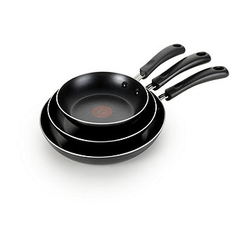 T-Fal 14-pc. Aluminum Non-Stick Cookware Set, Color: Black - JCPenney