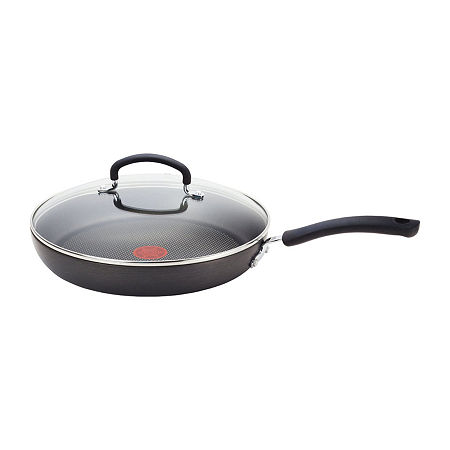 T-Fal Non-Stick Saute Pan, One Size, Black