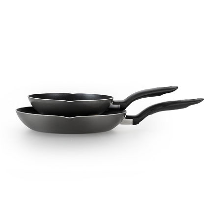 T-Fal 2-pc. Non-Stick Frying Pan, One Size, Black