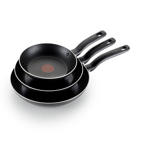 T-Fal 3-pc. Non-Stick Frying Pan, One Size, Black -  B238S364