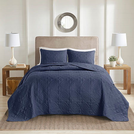 510 Design Hayley 3-pc. Reversible Bedspread Set, One Size, Blue