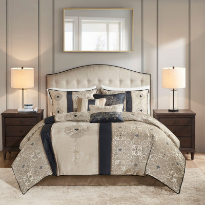 Madison Park Blaine 7-pc. Jacquard Comforter Set