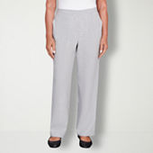 Alfred Dunner Women's Short Length Scuba Crepe Knit Pants - 34400UC-420-S