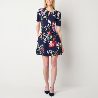 Jessica howard floral fit and flare dress best sale