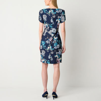 Jessica Howard Short Sleeve Sheath Dress