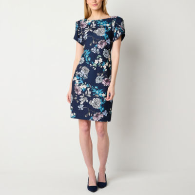 Jessica Howard Short Sleeve Sheath Dress