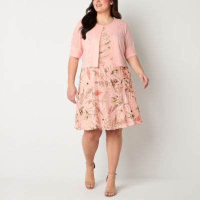 Perceptions Plus Lace Jacket Dress