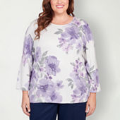 Alfred dunner plus hot sale size sweatshirts